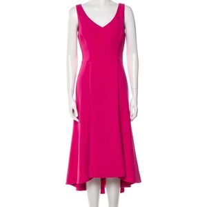 EUC- Black halo HOT PINK summer dress